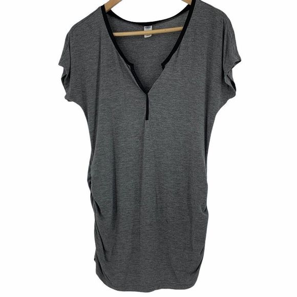 Womans Maternity Old Navy Top 9713 Medium Gray - Picture 1 of 5